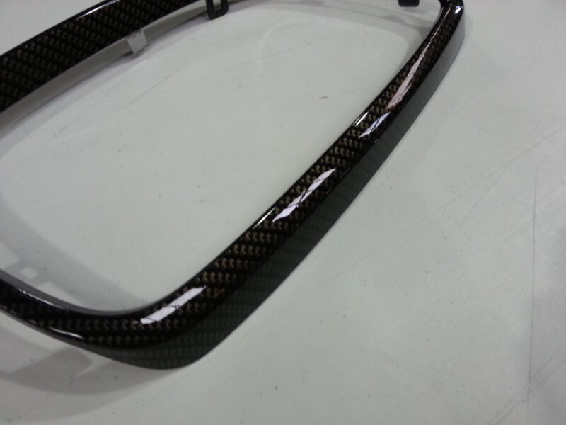 BMW M3 Interior Various Parts Coated In Carbon Fibre Hydrographic Film Painted Black