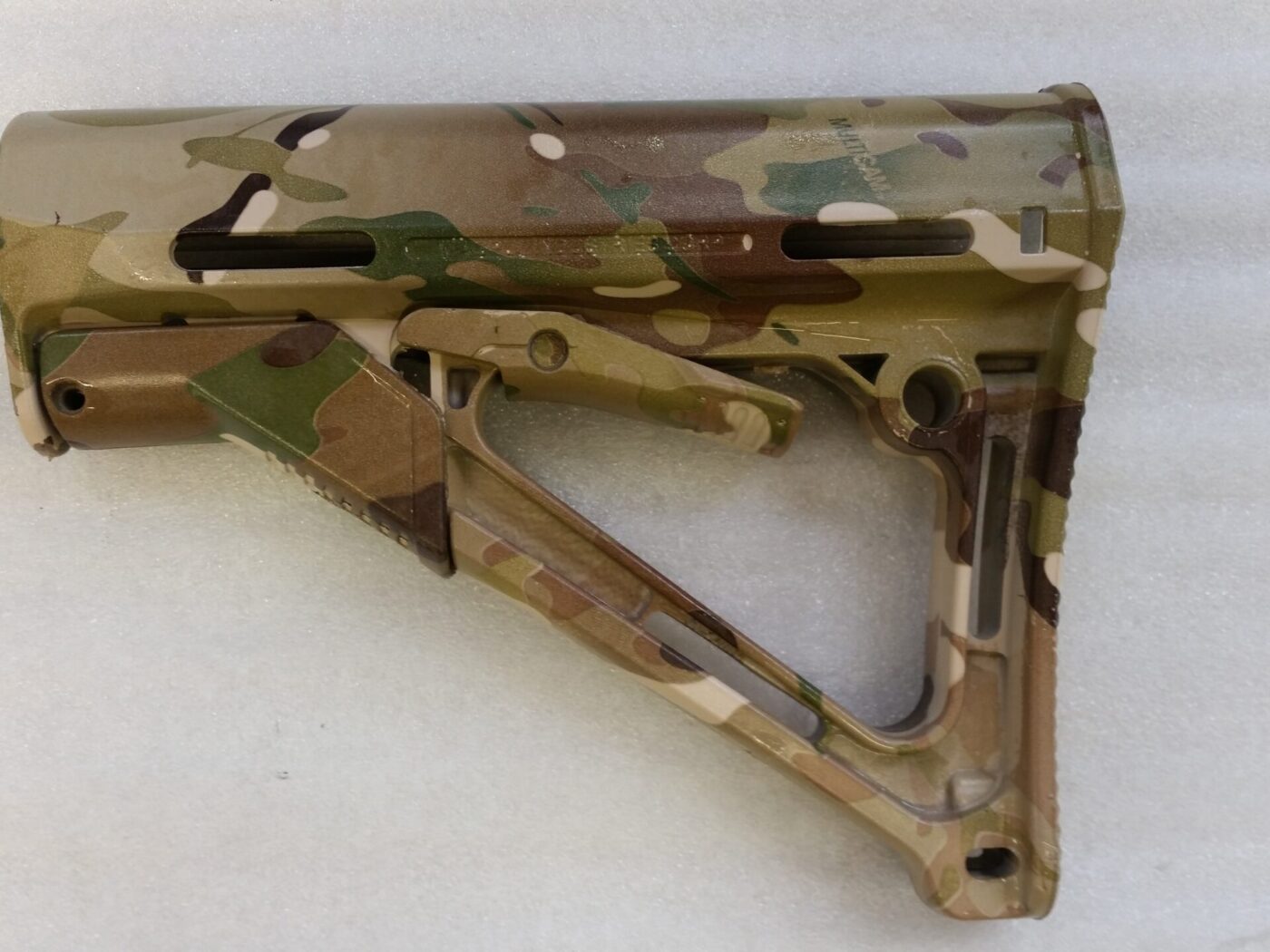 Guns Elements Coated In Military Camouflage Hydrographic Film