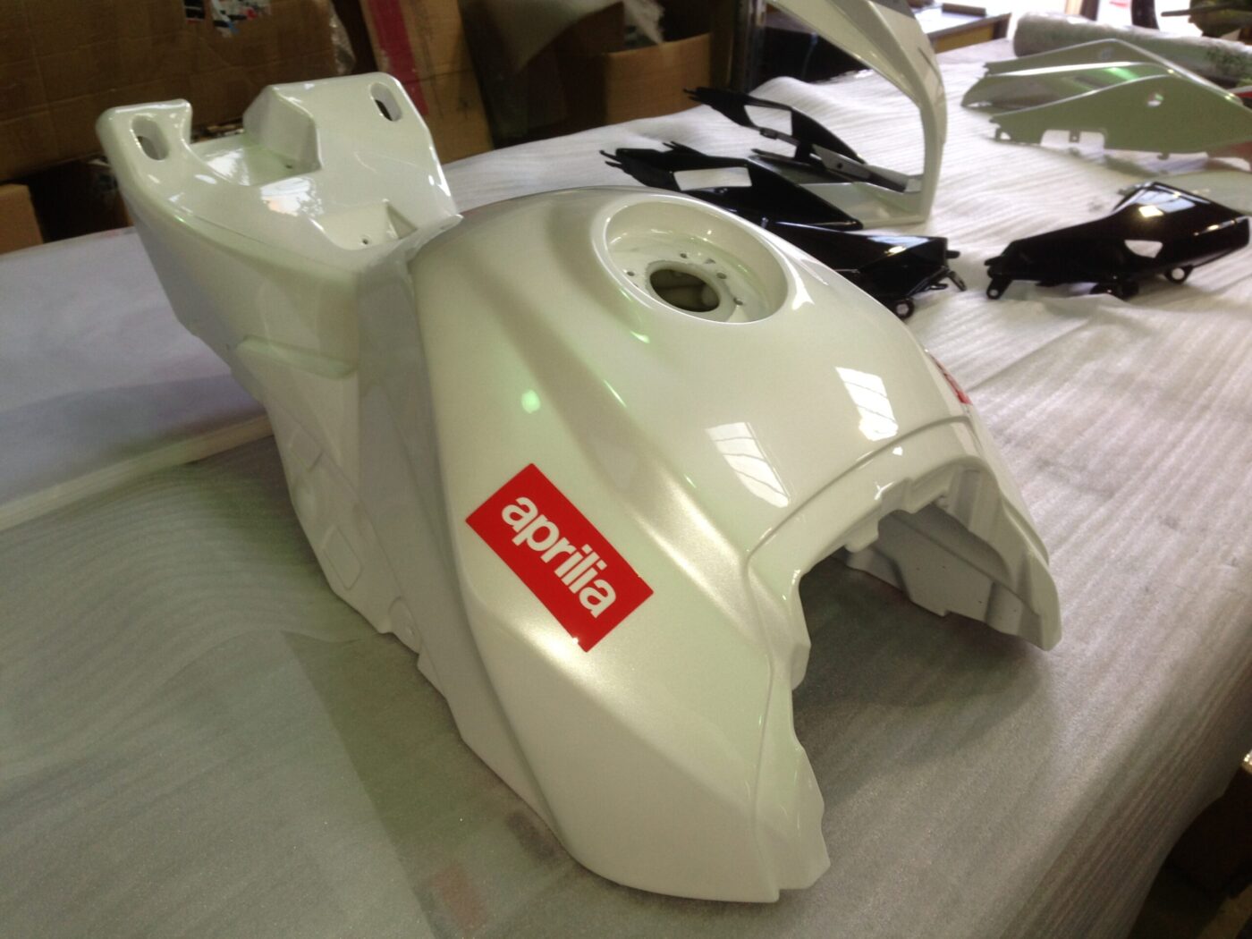 Aprilla painted and coated at Wicked Coatings