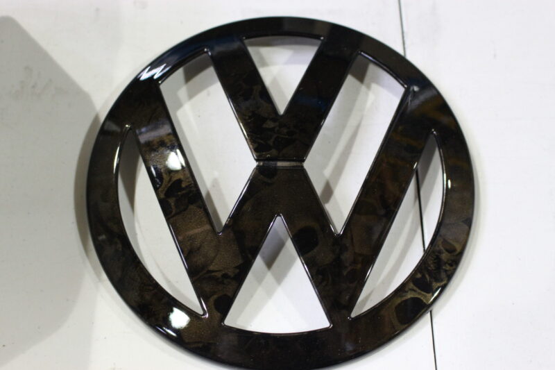 VW Multivan badge painted and coated at Wicked Coatings