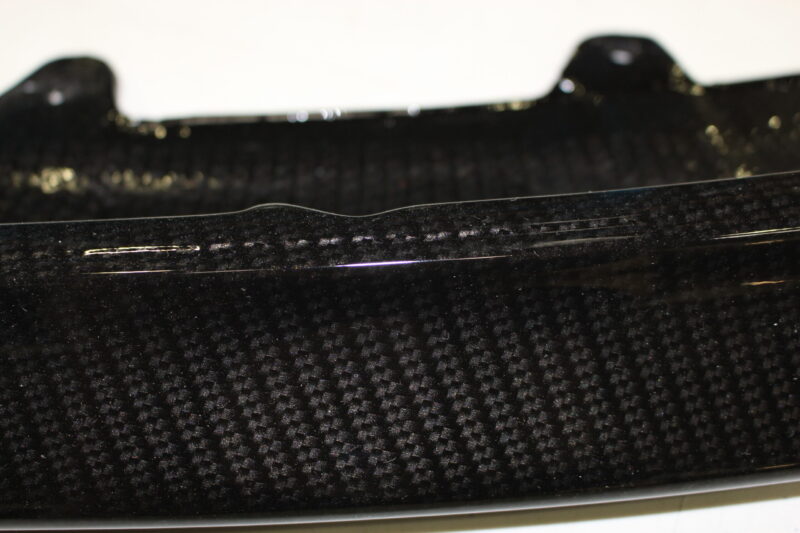 Mitsubishi interior coated in carbon fibre