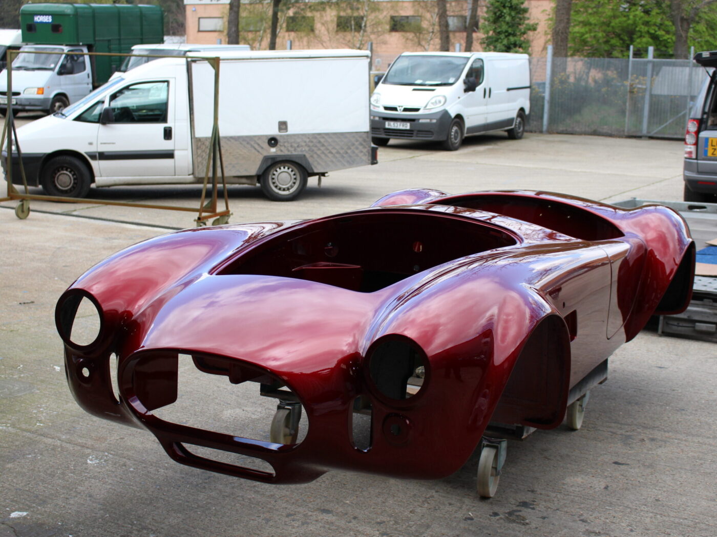 AC Shelby Cobra exterior painted at Wicked Coatings