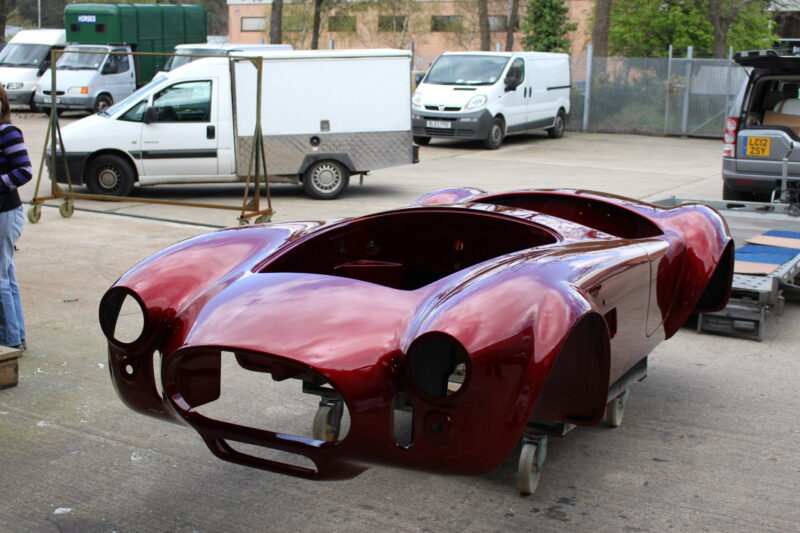 AC Shelby Cobra exterior painted at Wicked Coatings