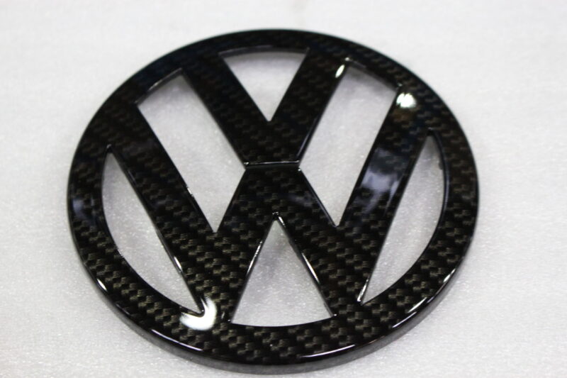 VW and BMW exterior elements coated in carbon fibre
