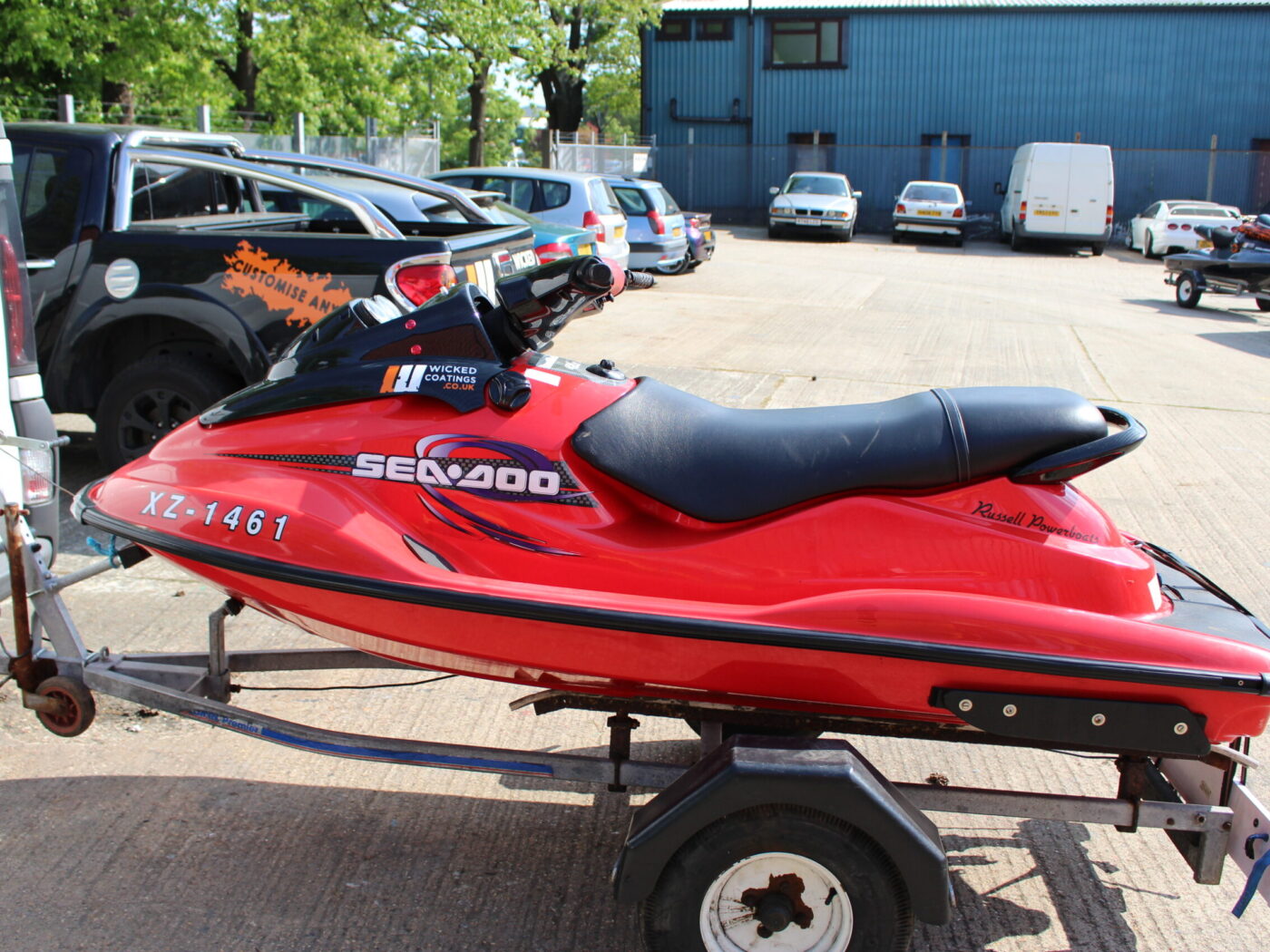 Jet ski painted And Coated At Wicked Coatings