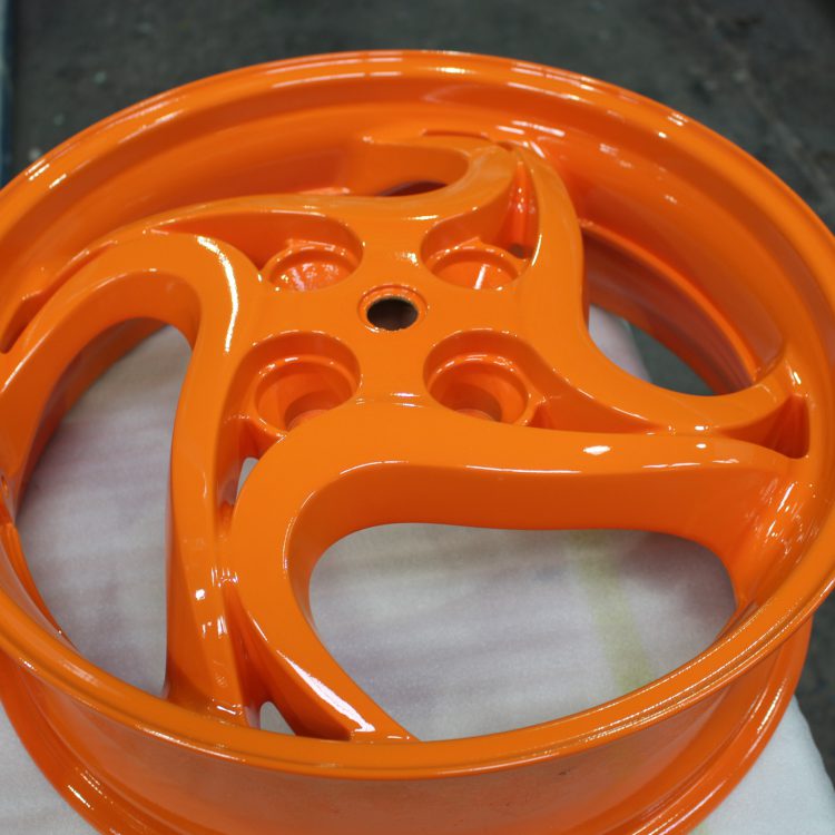 Reliable Steel Wheel For Power Trim 332 Edger – Painted Orange (Model 2997)