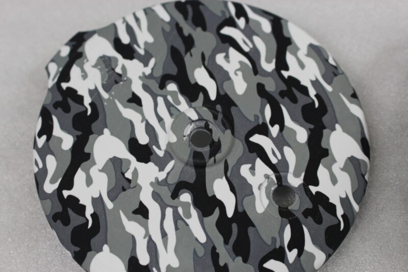 Fishing Reel Coated In Camouflage Hydrographic Film