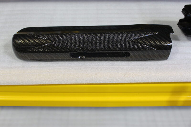 Guns Elements Coated In Carbon Fibre Hydrographic Film Painted Black