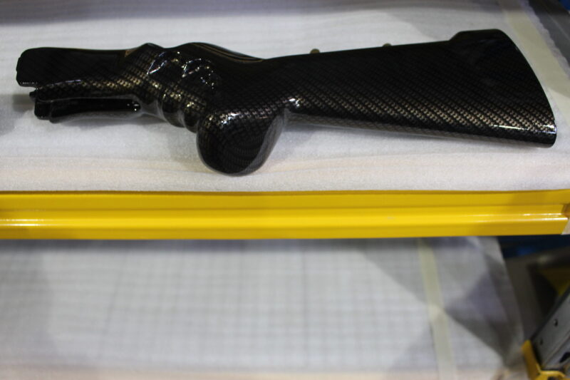 Guns Elements Coated In Carbon Fibre Hydrographic Film Painted Black
