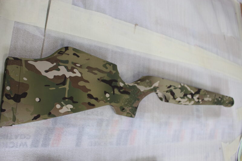 Military Camouflage dipped guns