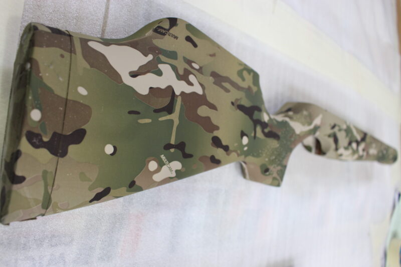 Military Camouflage dipped guns