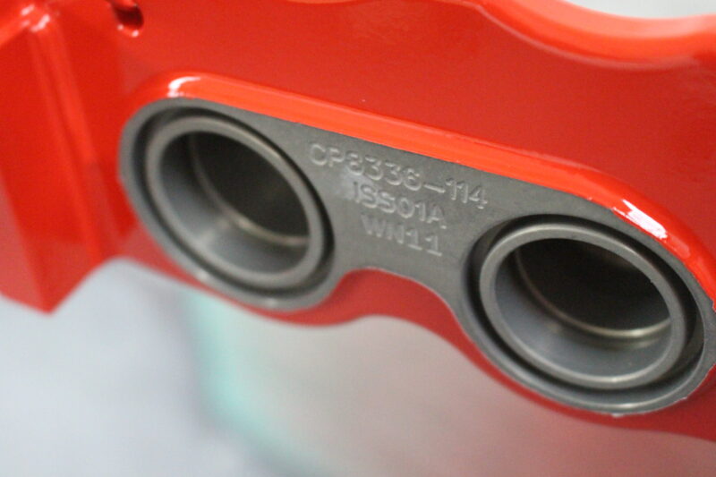Car breaks painted red