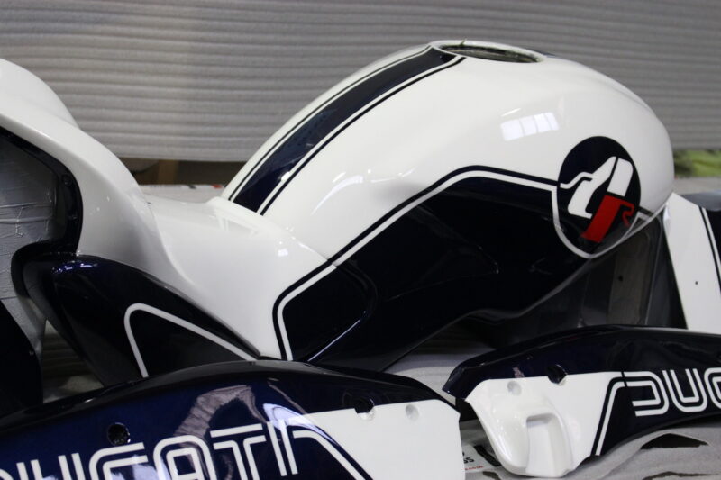 Ducati painted and coated at Wicked Coatings