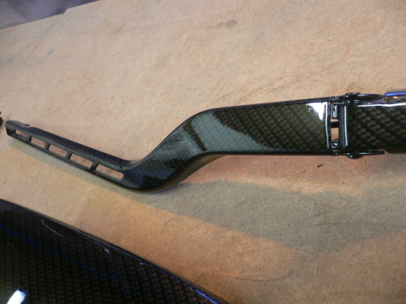 Audi various elements coated in carbon fibre hydrographic film painted black