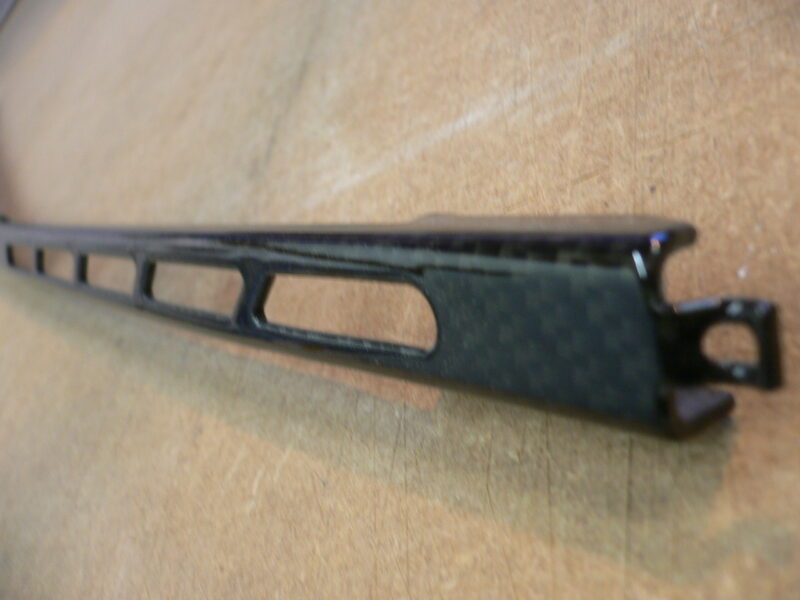 Audi various elements coated in carbon fibre hydrographic film painted black