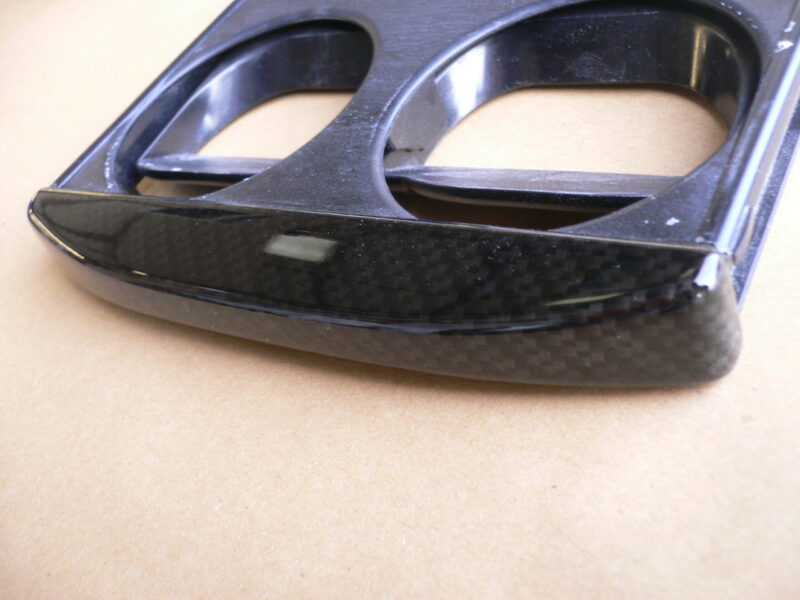 Audi various elements coated in carbon fibre hydrographic film painted black