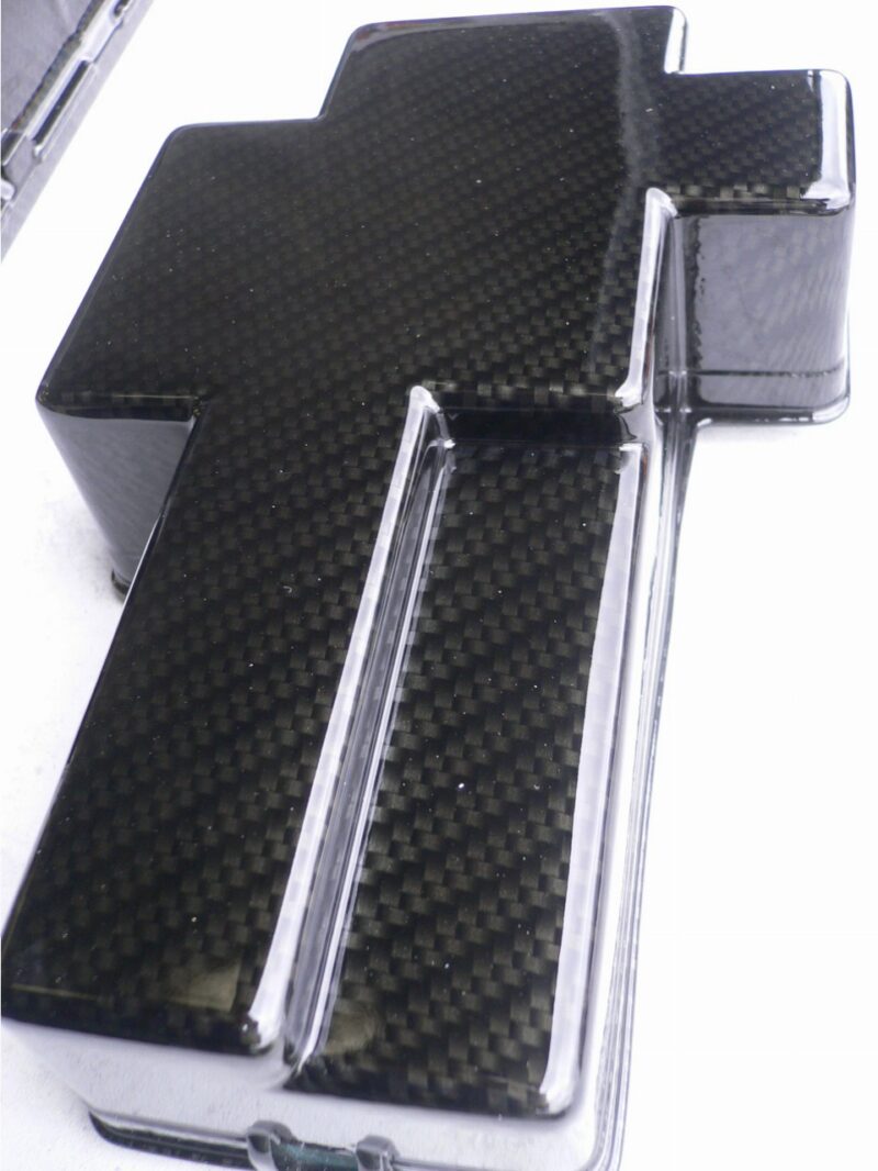 Car interior various elements coated in carbon fibre hydrographic film painted black
