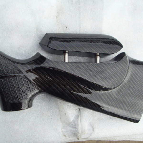 Guns Elements Coated In Carbon Fibre Hydrographic Film Painted Black