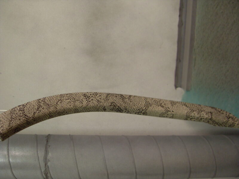 Car Interior Elements Coated In Snake Hydrographic Film