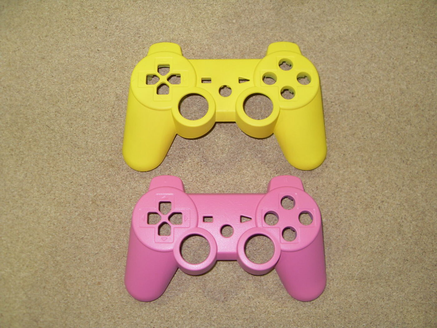 Gamepad Painted Pink and Yellow