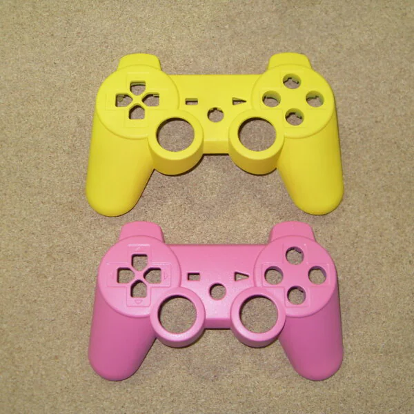 Gamepad Painted Pink and Yellow