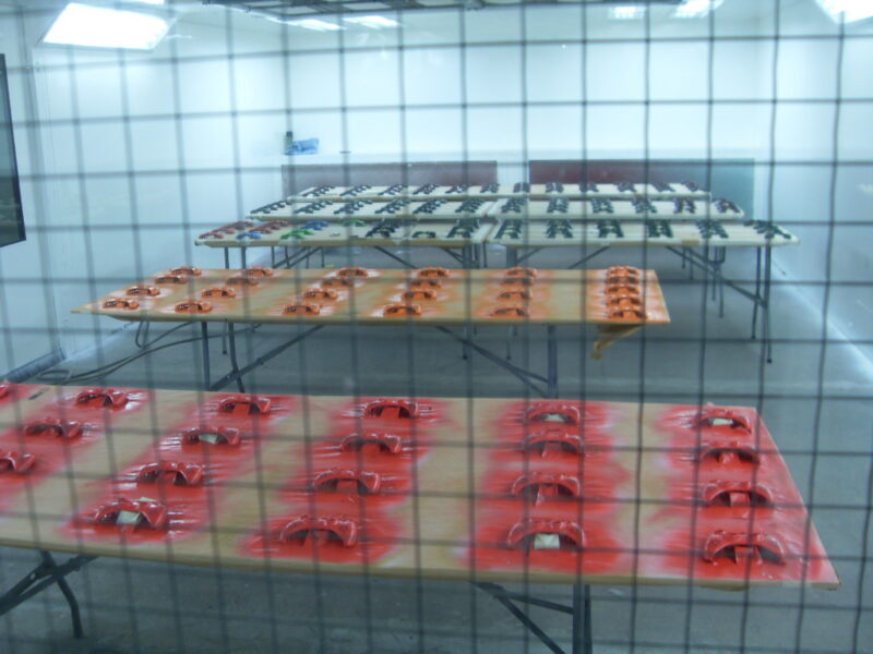 Console Game Controllers In Painting Chamber At Wicked Coatings
