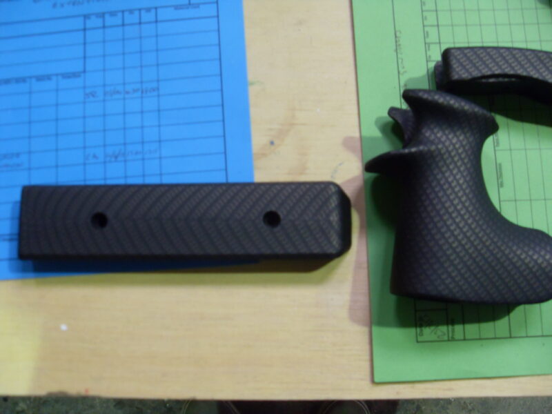 Guns Elements Coated In Carbon Fibre Hydrographic Film Painted Black
