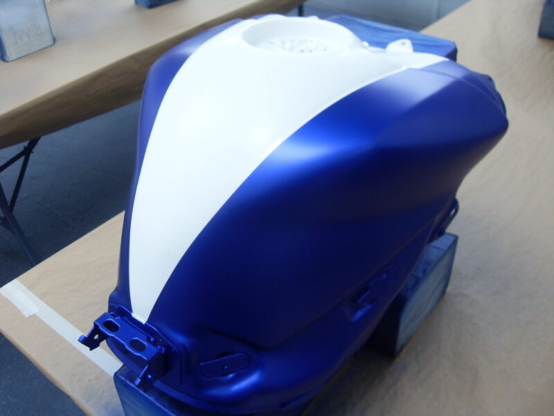 Yamaha parts painted and coated at Wicked Coatings