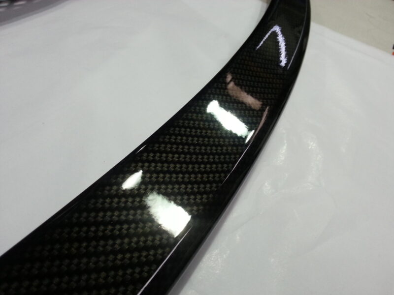 Mercedes radiator grill coated in carbon fibre hydrographic film painted black
