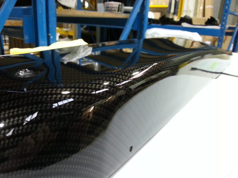 Ferrari 360 various elements coated in carbon fibre hydrographic film painted black