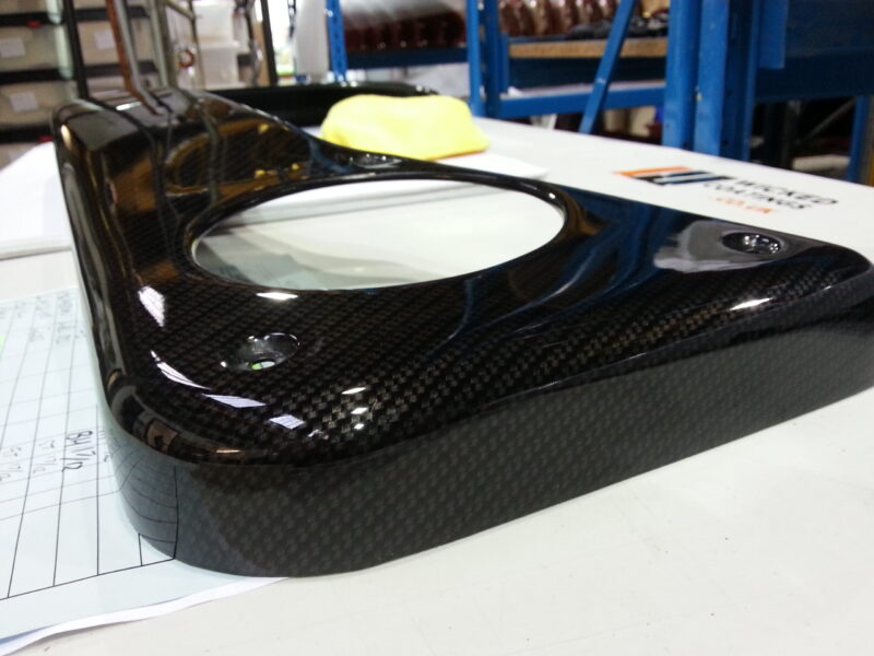 Ferrari 360 various elements coated in carbon fibre hydrographic film painted black