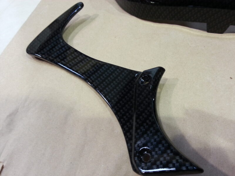 Ferrari 360 various elements coated in carbon fibre hydrographic film painted black