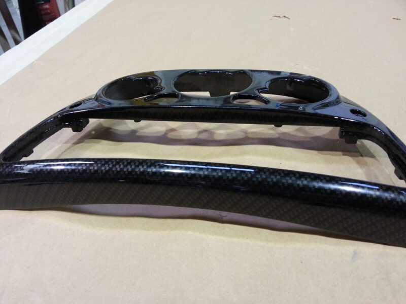 Ferrari 360 various elements coated in carbon fibre hydrographic film painted black
