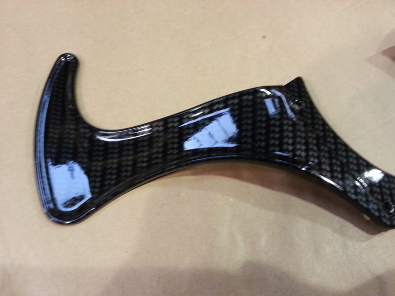 Ferrari 360 various elements coated in carbon fibre hydrographic film painted black