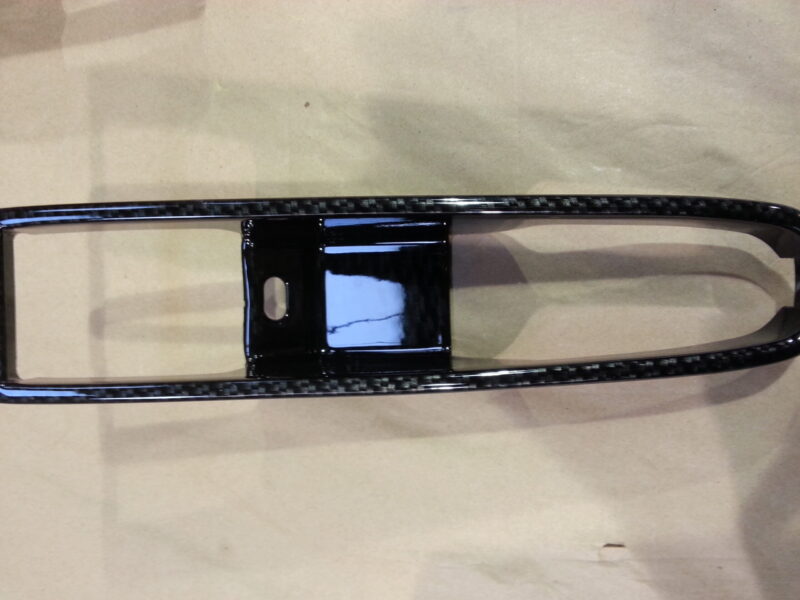 Ferrari 360 various elements coated in carbon fibre hydrographic film painted black