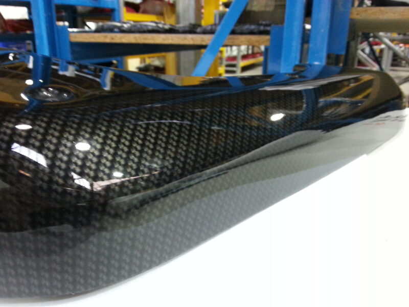 Ferrari 360 various elements coated in carbon fibre hydrographic film painted black
