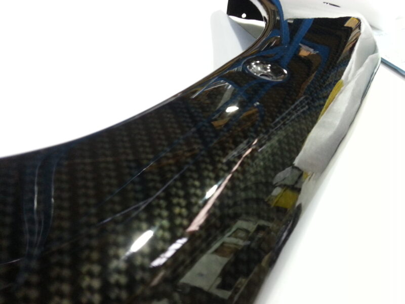 Ferrari 360 various elements coated in carbon fibre hydrographic film painted black
