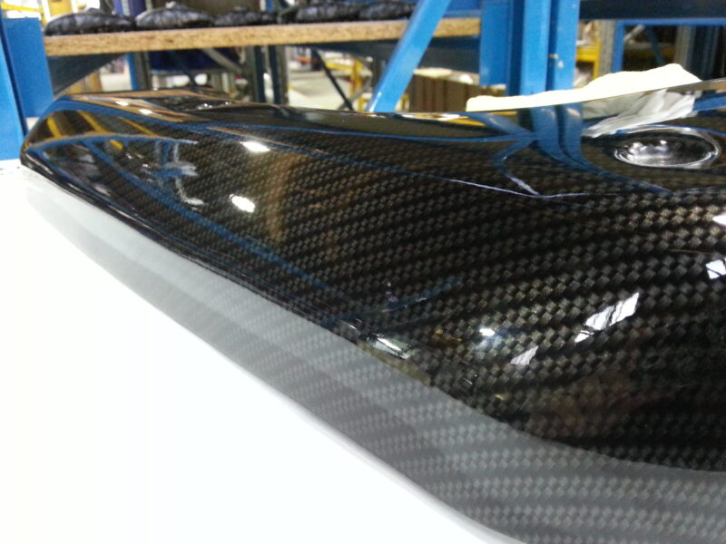 Ferrari 360 various elements coated in carbon fibre hydrographic film painted black