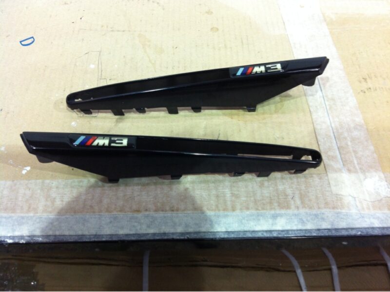 BMW M-Power exterior elements coated in carbon fibre