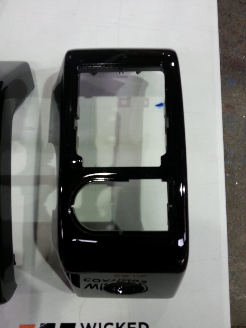 Car Interior Parts Painted Black