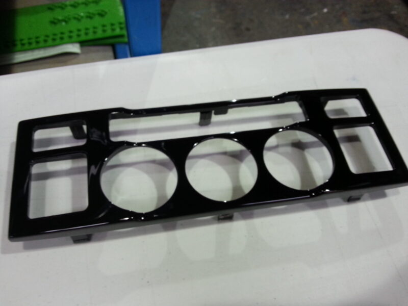 Car Interior Parts Painted Black