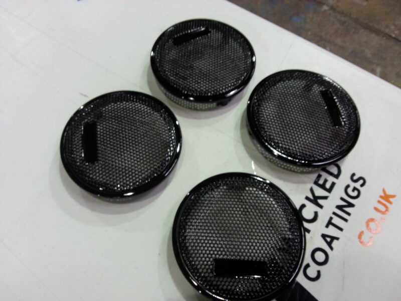 Car Interior Parts Painted Black