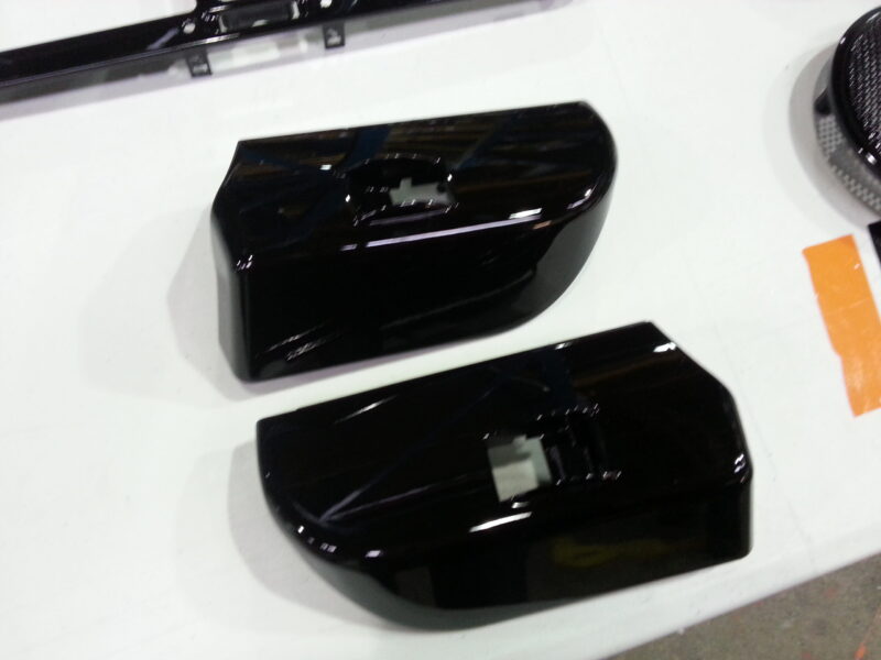 Car Interior Parts Painted Black
