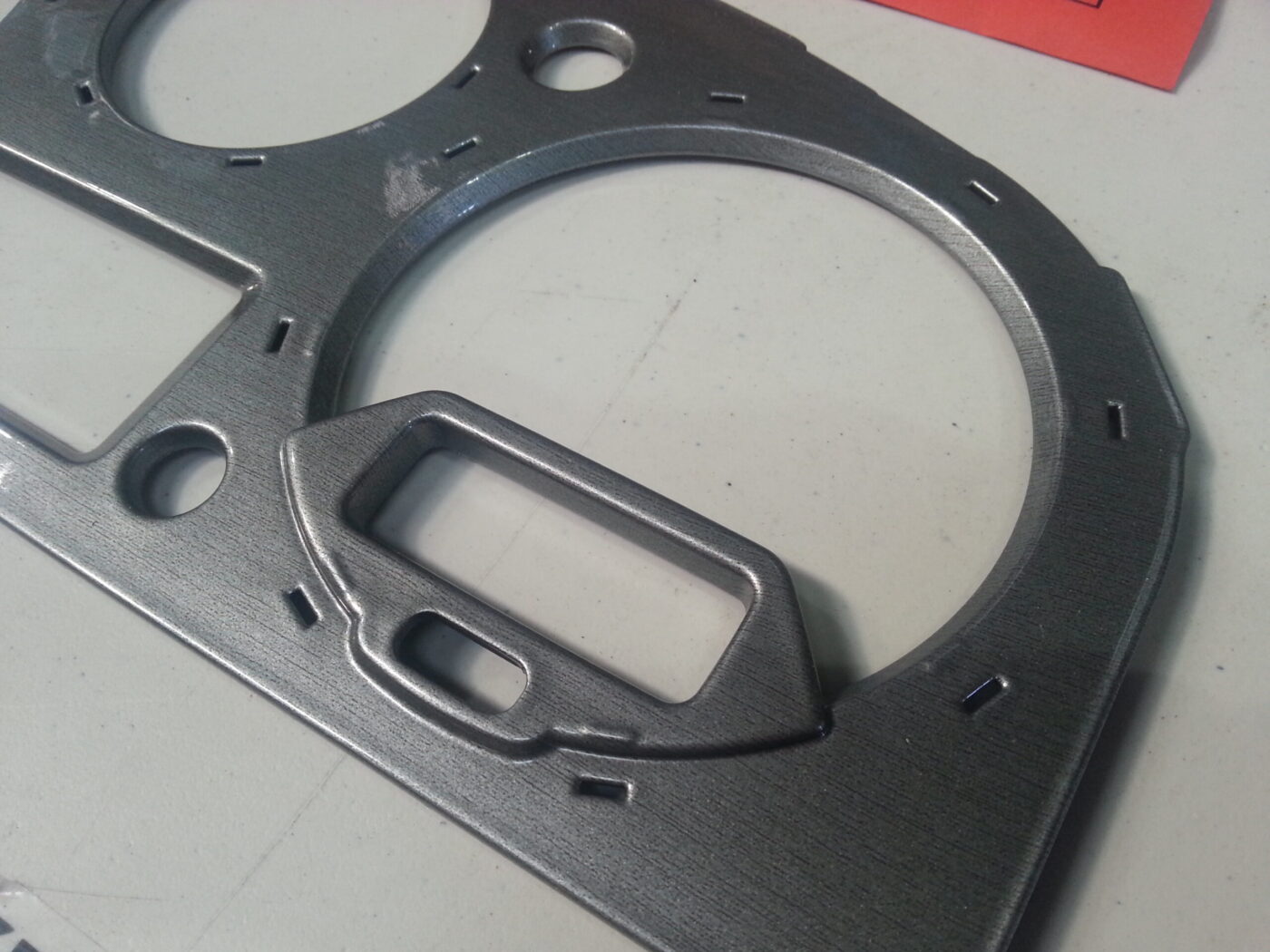 Land Rover Dial Surround Coated In Metal Hydrographic Film