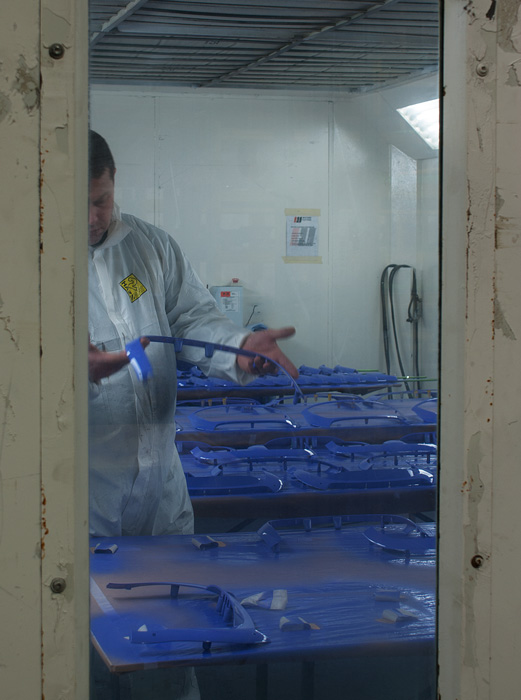 Spraying Room 3 at Wicked Coatings