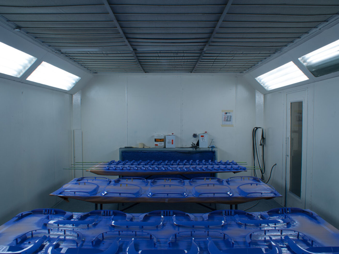 Spraying Room 3 at Wicked Coatings