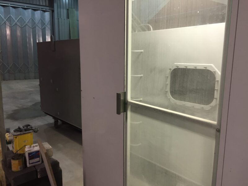 Offshore water treatment system blasted and painted at Wicked Coatings