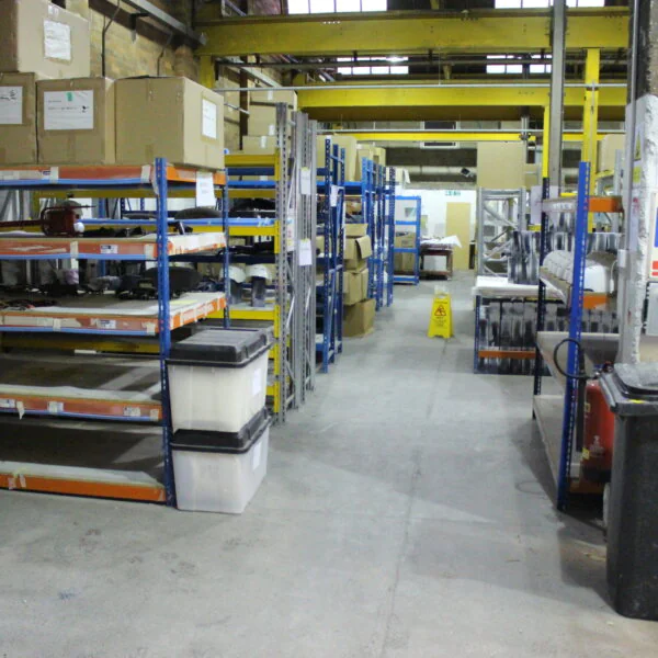 Various shop areas in Wicked Coatings Factory