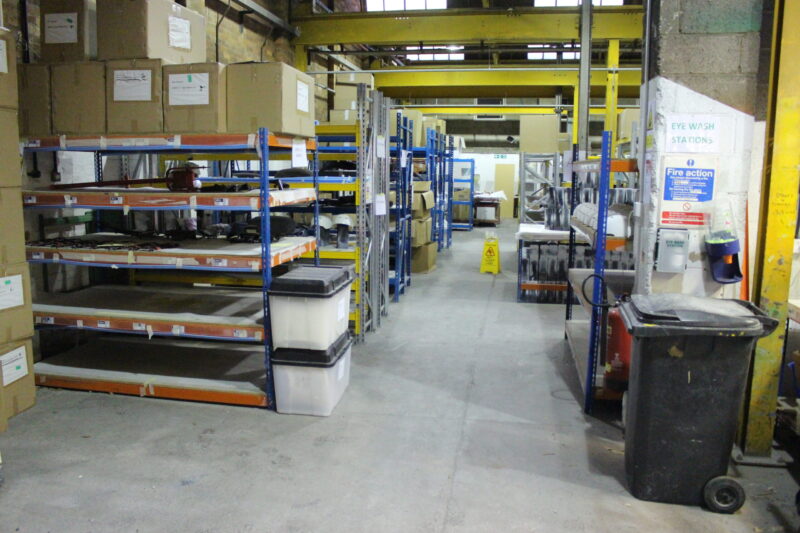 Various shop areas in Wicked Coatings Factory