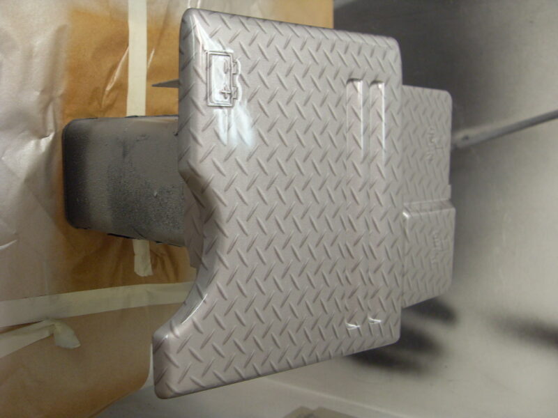 Car interior various parts coated in metal hydrographic film
